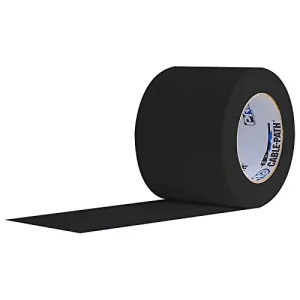 Pro Gaff Black Cable Path Gaffers Tape 4 inch X 30 yards (12 Roll Case)