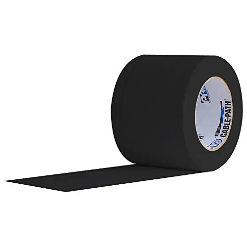 Pro Gaff Black Cable Path Gaffers Tape 4 inch X 30 yards (12 Roll Case)