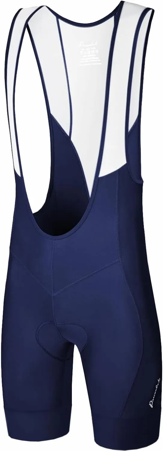 Przewalski Men’s 3D Padded Cycling Bike Bib Shorts, Bicycle Biking Bib Shorts