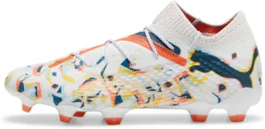 PUMA Men Future 7 Ultimate Creativity Firm GroundArtificial Ground Soccer Cleats - Blue, Orange, White, Yellow
