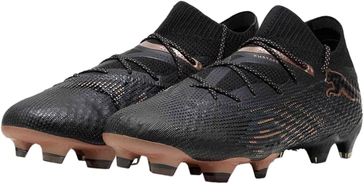 Puma Mens Future 7 Ultimate Firm GroundArtificial Ground Soccer Cleats Cleated, Firm Ground - Black