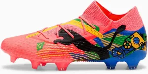 Puma Mens Nmj X Future 7 Ultimate Firm GroundArtificial Ground Soccer Cleats Cleated, Firm Ground - Pink - Size 11 M