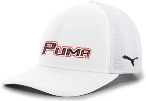 PUMA Race Logo Performance Air Mesh Trucker Adjustable Strapback Hat