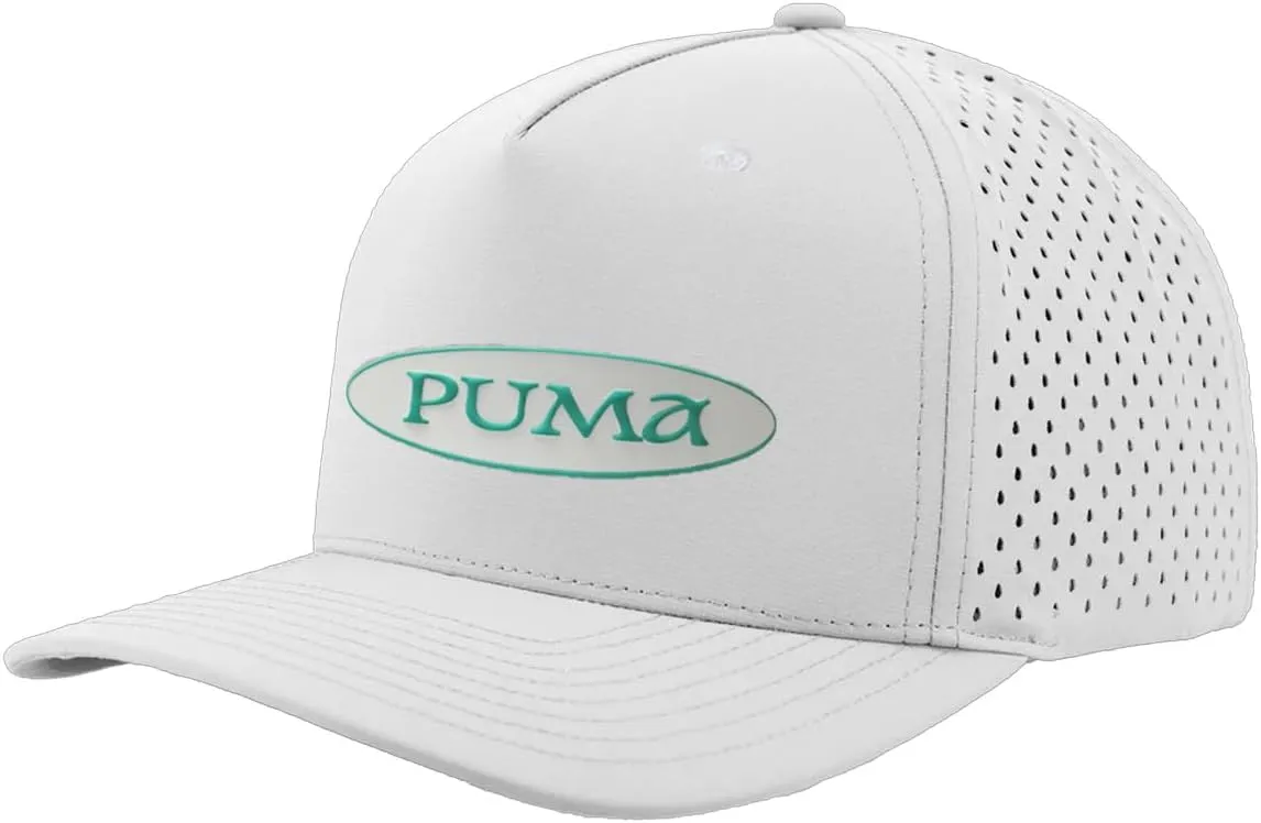 PUMA Unity Logo Perforated Mesh Performance Adjustable Snapback Hat