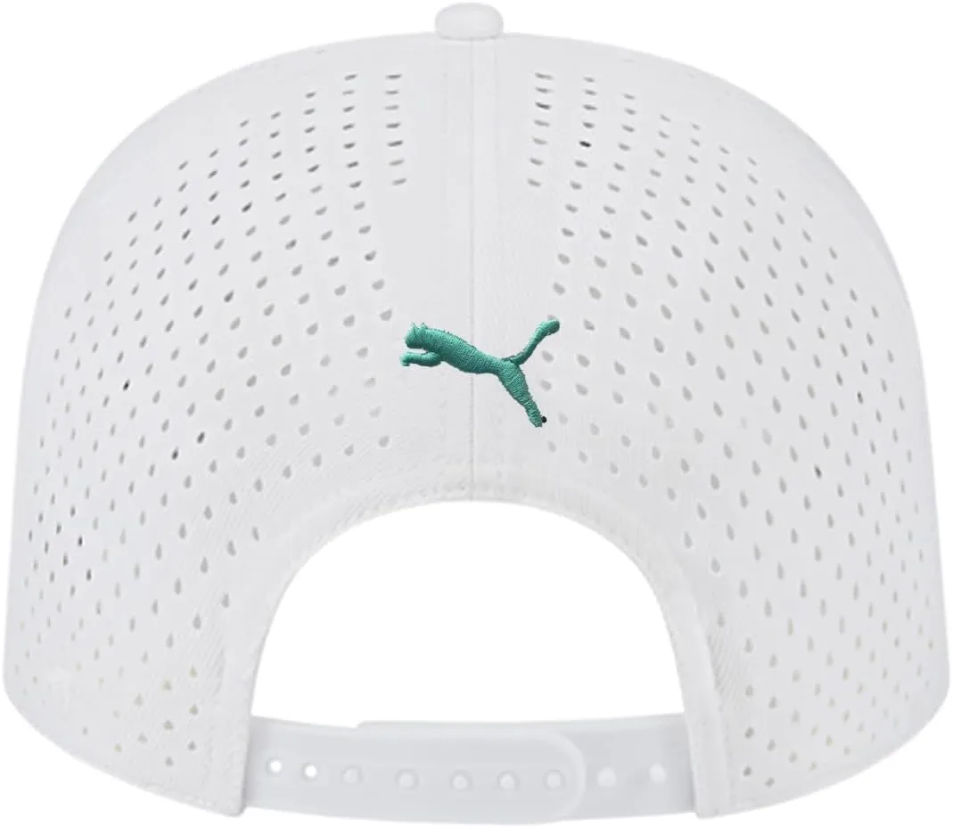 PUMA Unity Logo Perforated Mesh Performance Adjustable Snapback Hat