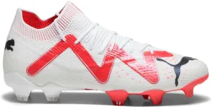 PUMA Womens Future Ultimate Firm Ground/Ag Soccer Cleats Cleated, Firm Ground - White - Size 8 M