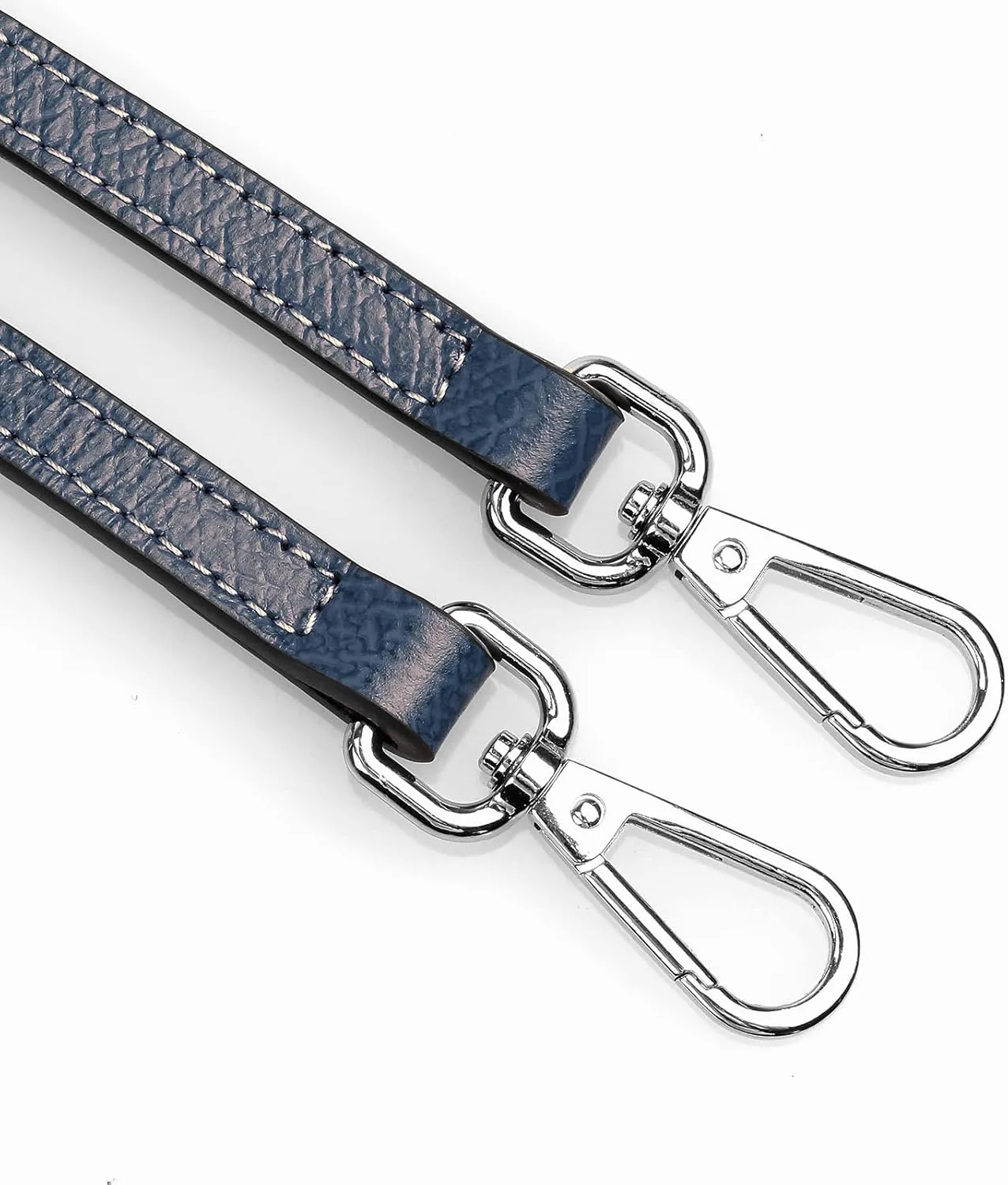 Purse Strap Crossbody Conversion Kit for Mini Handbag,Genuine Leather Shoulder Straps Replacement Adjustable for Bags(Navy Blue-S)