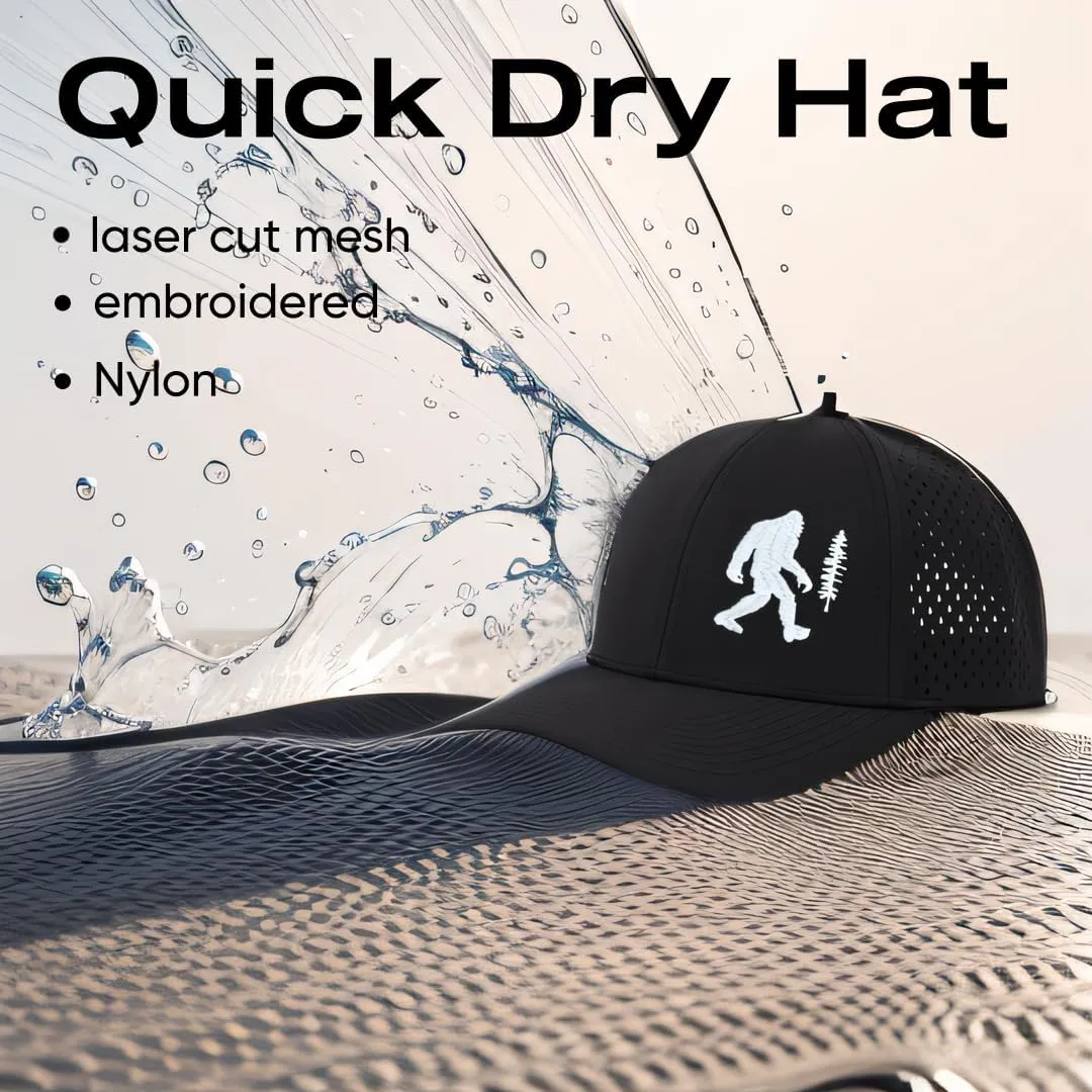 Quick Dry Baseball Cap Laser Cut Mesh Snapback Hats for Men & Women