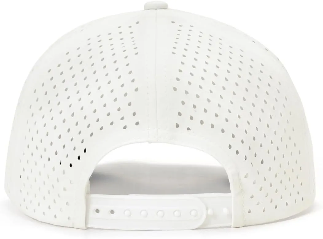 Quick-Dry Snapback Hats, 5-Panel Water-Resistant Mesh Baseball Caps for Men & Women, Golf, Running or Workouts