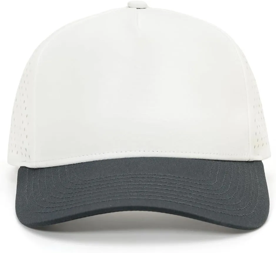 Quick-Dry Snapback Hats, 5-Panel Water-Resistant Mesh Baseball Caps for Men & Women, Golf, Running or Workouts