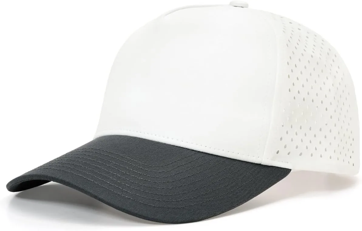 Quick-Dry Snapback Hats, 5-Panel Water-Resistant Mesh Baseball Caps for Men & Women, Golf, Running or Workouts