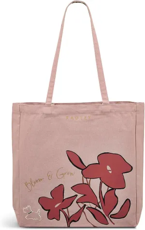RADLEY London Bloom & Grow Responsible Small Reusable Recycled Canvas Tote Bag