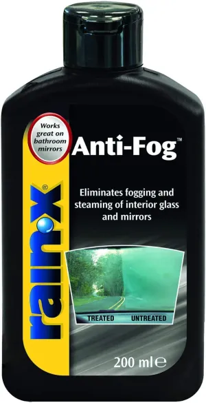 Rainx 81199200 Anti Fog Repellent, 200ml