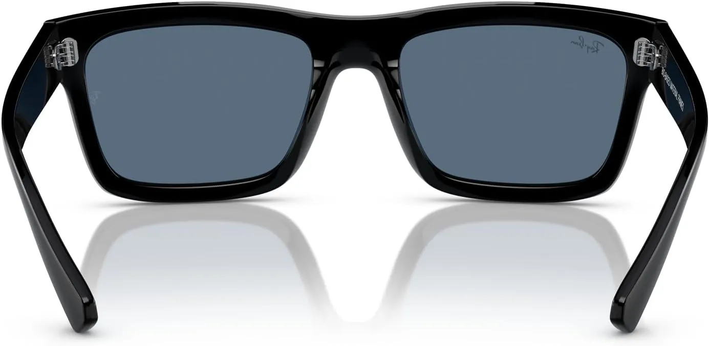 Ray-Ban Men's RB4396F Warren Low Bridge Fit Rectangular Sunglasses