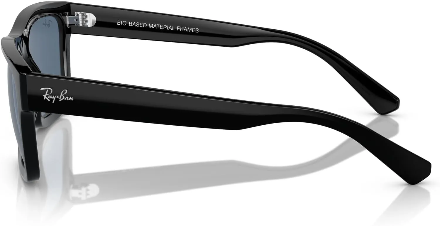 Ray-Ban Men's RB4396F Warren Low Bridge Fit Rectangular Sunglasses
