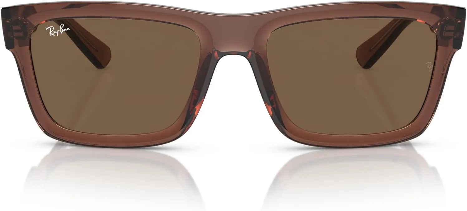 Ray-Ban Men's RB4396F Warren Low Bridge Fit Rectangular Sunglasses