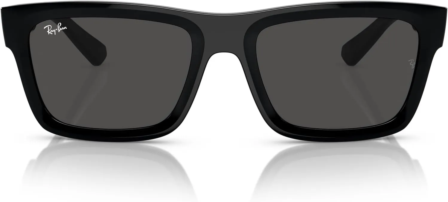 Ray-Ban Men's RB4396F Warren Low Bridge Fit Rectangular Sunglasses