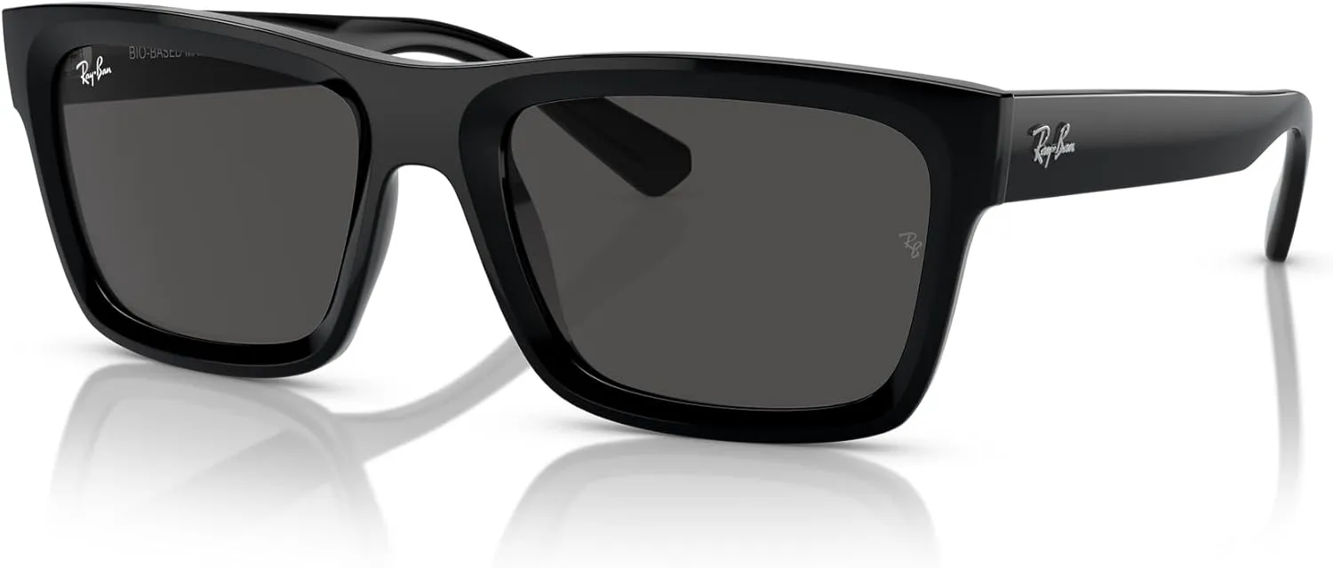 Ray-Ban Men's RB4396F Warren Low Bridge Fit Rectangular Sunglasses