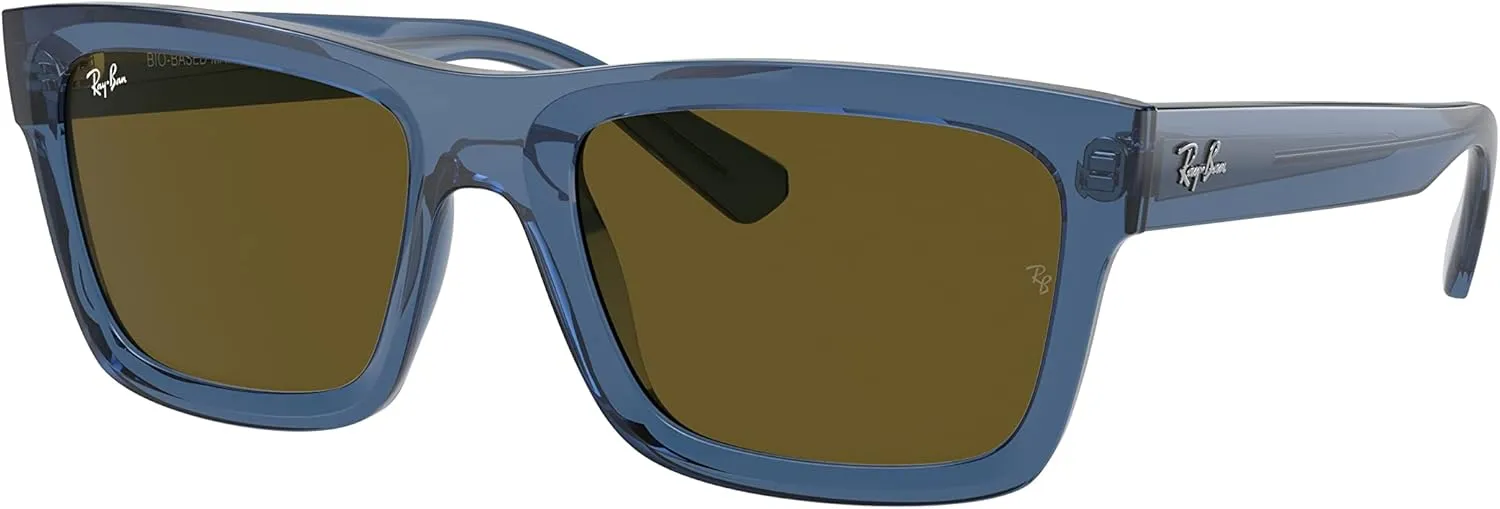 Ray-Ban Men's RB4396F Warren Low Bridge Fit Rectangular Sunglasses