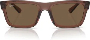 Ray-Ban Men's RB4396F Warren Low Bridge Fit Rectangular Sunglasses