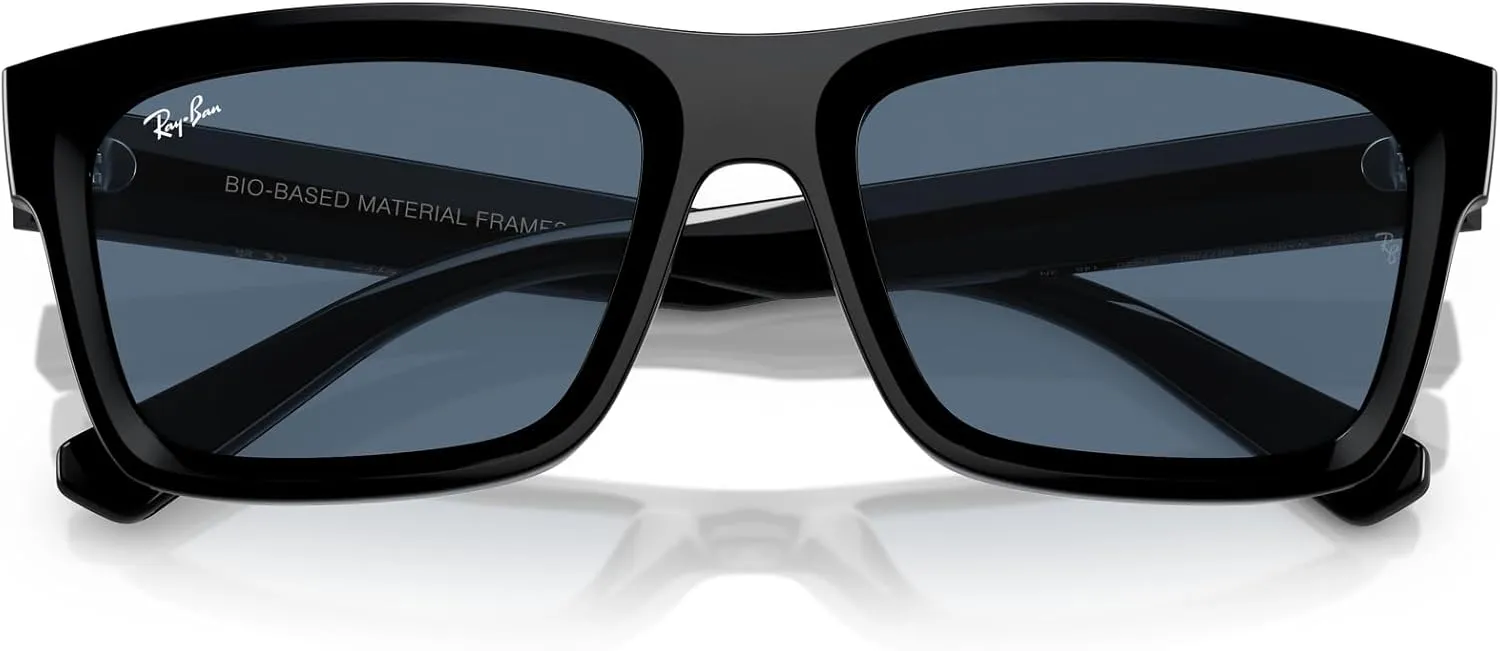 Ray-Ban Men's RB4396F Warren Low Bridge Fit Rectangular Sunglasses