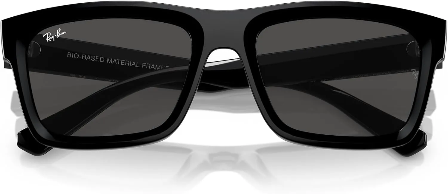 Ray-Ban Men's RB4396F Warren Low Bridge Fit Rectangular Sunglasses