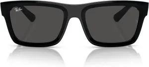 Ray-Ban Men's RB4396F Warren Low Bridge Fit Rectangular Sunglasses