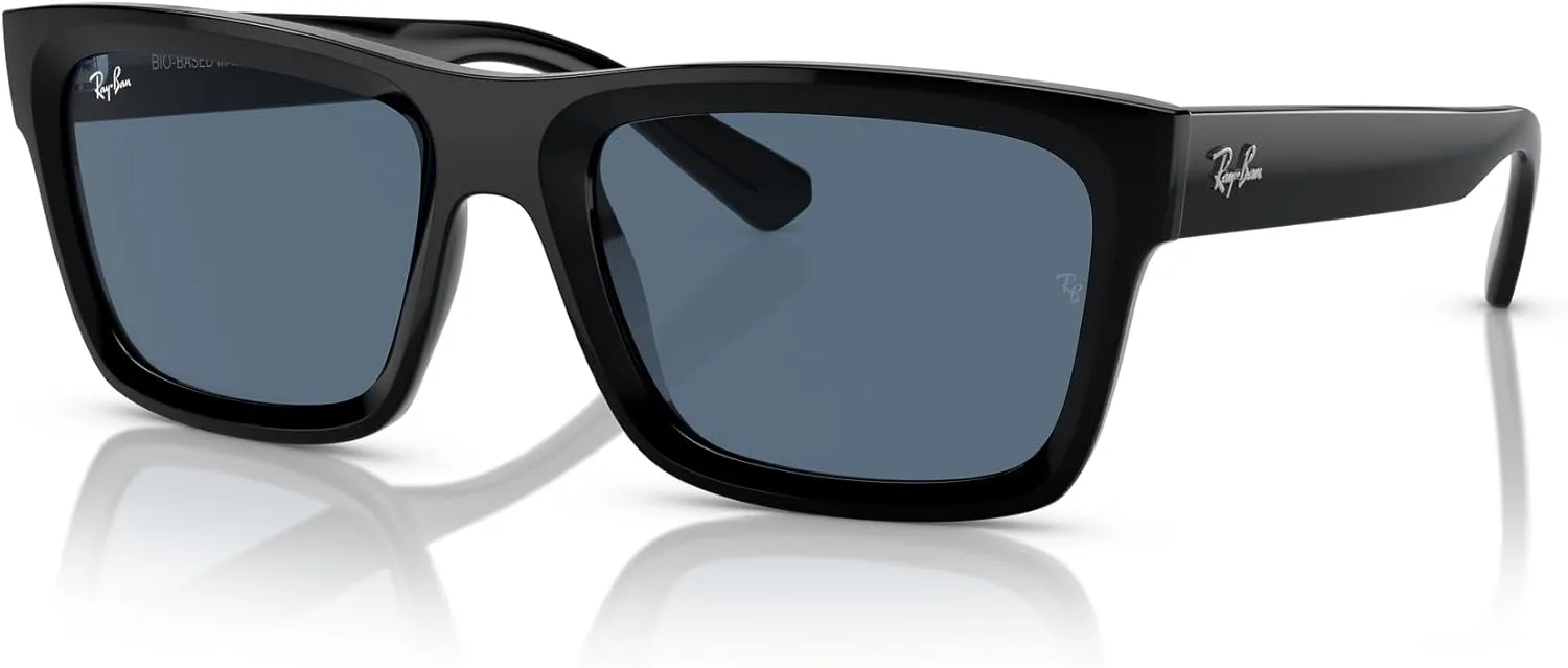 Ray-Ban Men's RB4396F Warren Low Bridge Fit Rectangular Sunglasses