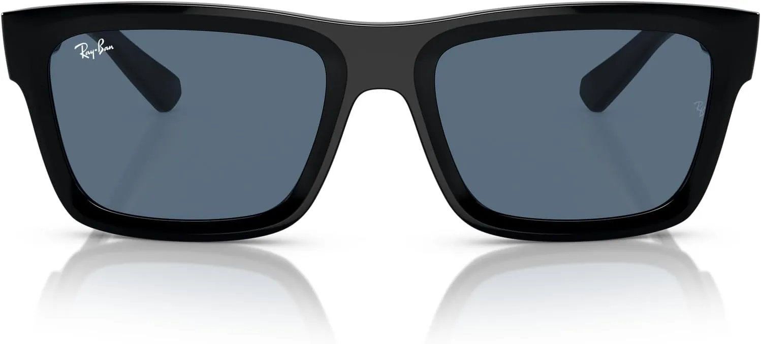 Ray-Ban Men's RB4396F Warren Low Bridge Fit Rectangular Sunglasses