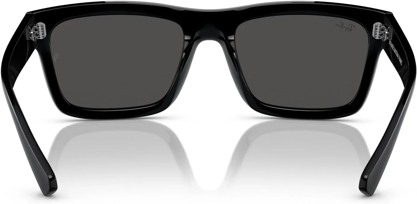 Ray-Ban Men's RB4396F Warren Low Bridge Fit Rectangular Sunglasses