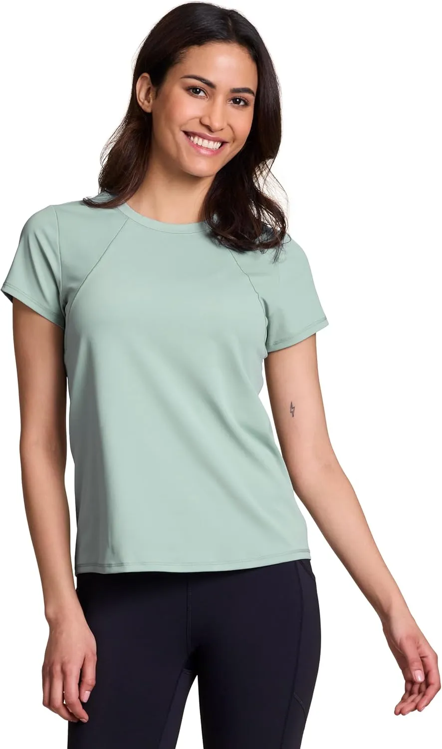 RBX Active Women's Short Sleeve Ventilated Mesh Athletic Performance Workout T-Shirt
