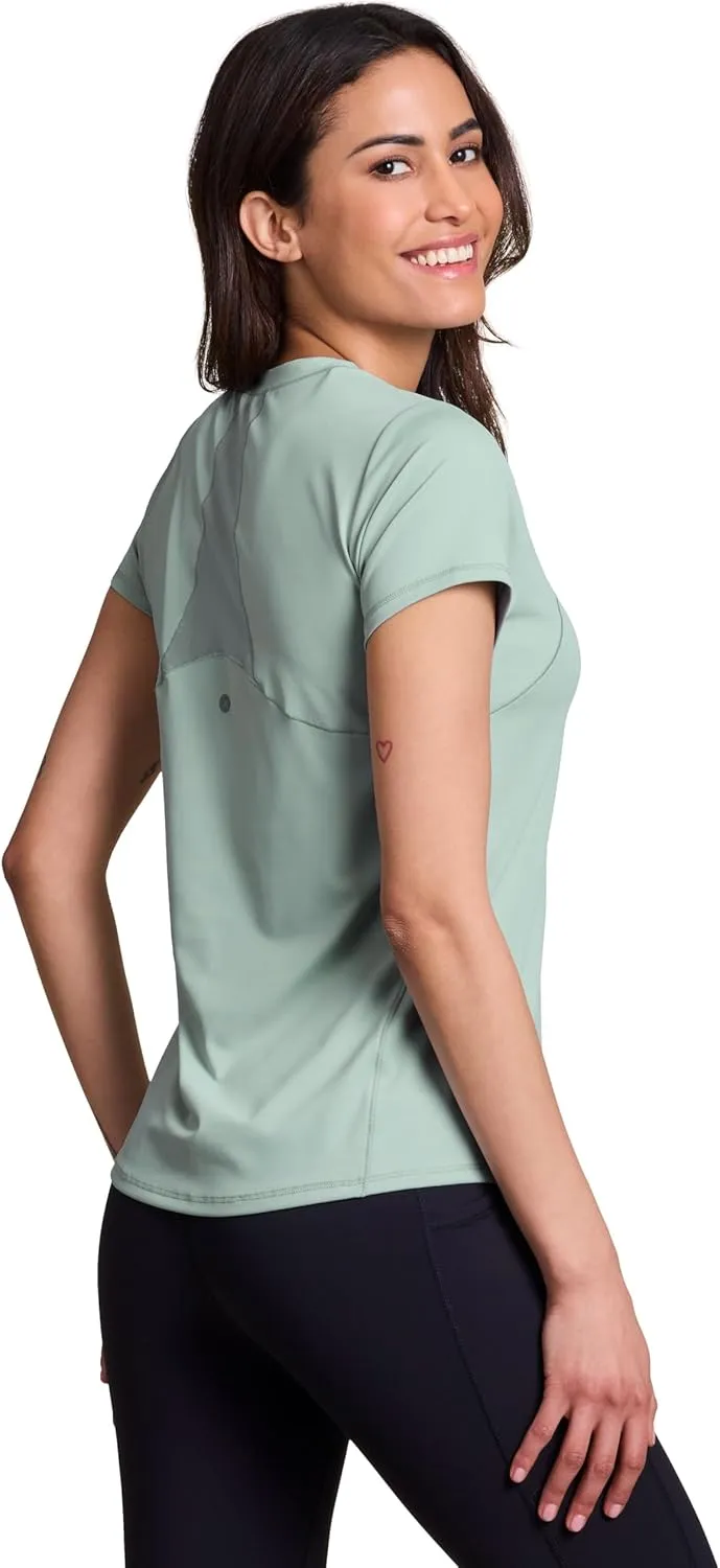 RBX Active Women's Short Sleeve Ventilated Mesh Athletic Performance Workout T-Shirt