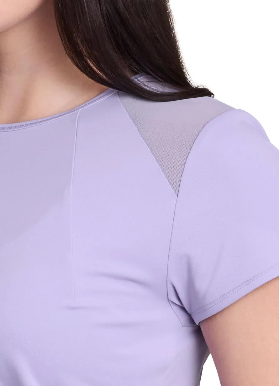 RBX Active Women's Workout Top with Mesh Panels, Breathable Quick Drying Gym Running T-Shirt, with Plus Sizes