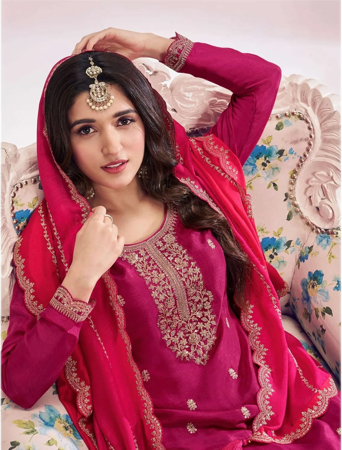 Ready to Wear Indian Pakistani Party Wear Designer Sewn Shalwar Kameez Plazo Suits