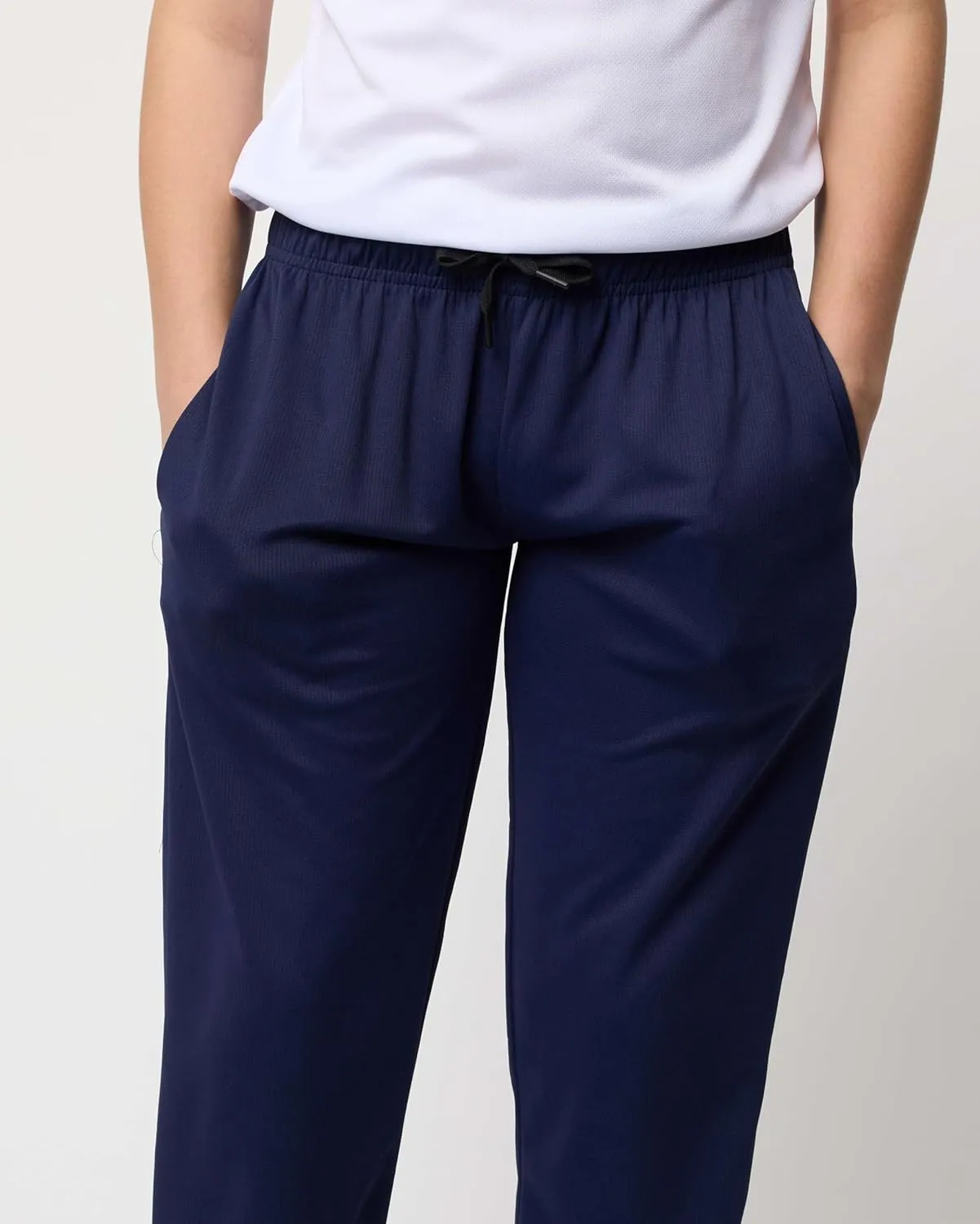 Real Essentials 3 Pack: Boys' Mesh Open Bottom Active Sweatpants with Pockets & Drawstring
