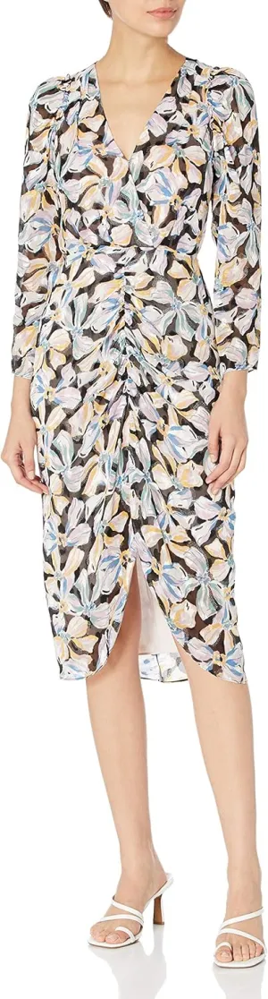 Rebecca Taylor Women's Long Sleeve Bow Fleur Dress