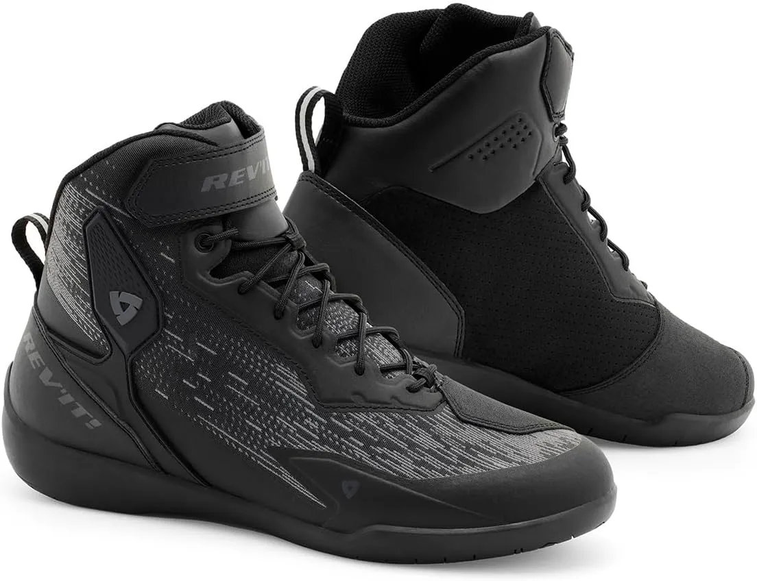 REV'IT! Men's G-Force 2 Air Urban Sport Motorcycle Shoes (Black/Anthracite - 43)