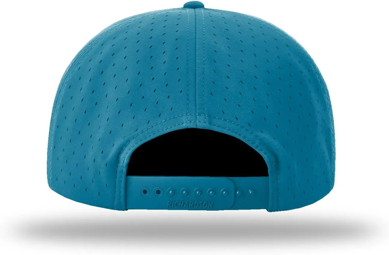 Richardson 169 Cannon 7-Panel Hi Profile & Laser Perforated w/Adjustable Snapback |Bulk Packs Available