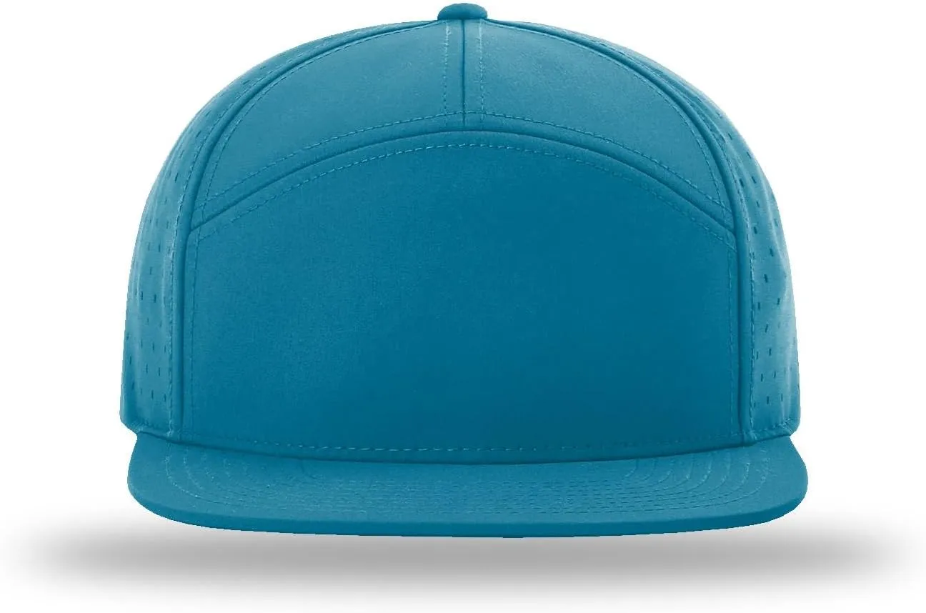 Richardson 169 Cannon 7-Panel Hi Profile & Laser Perforated w/Adjustable Snapback |Bulk Packs Available