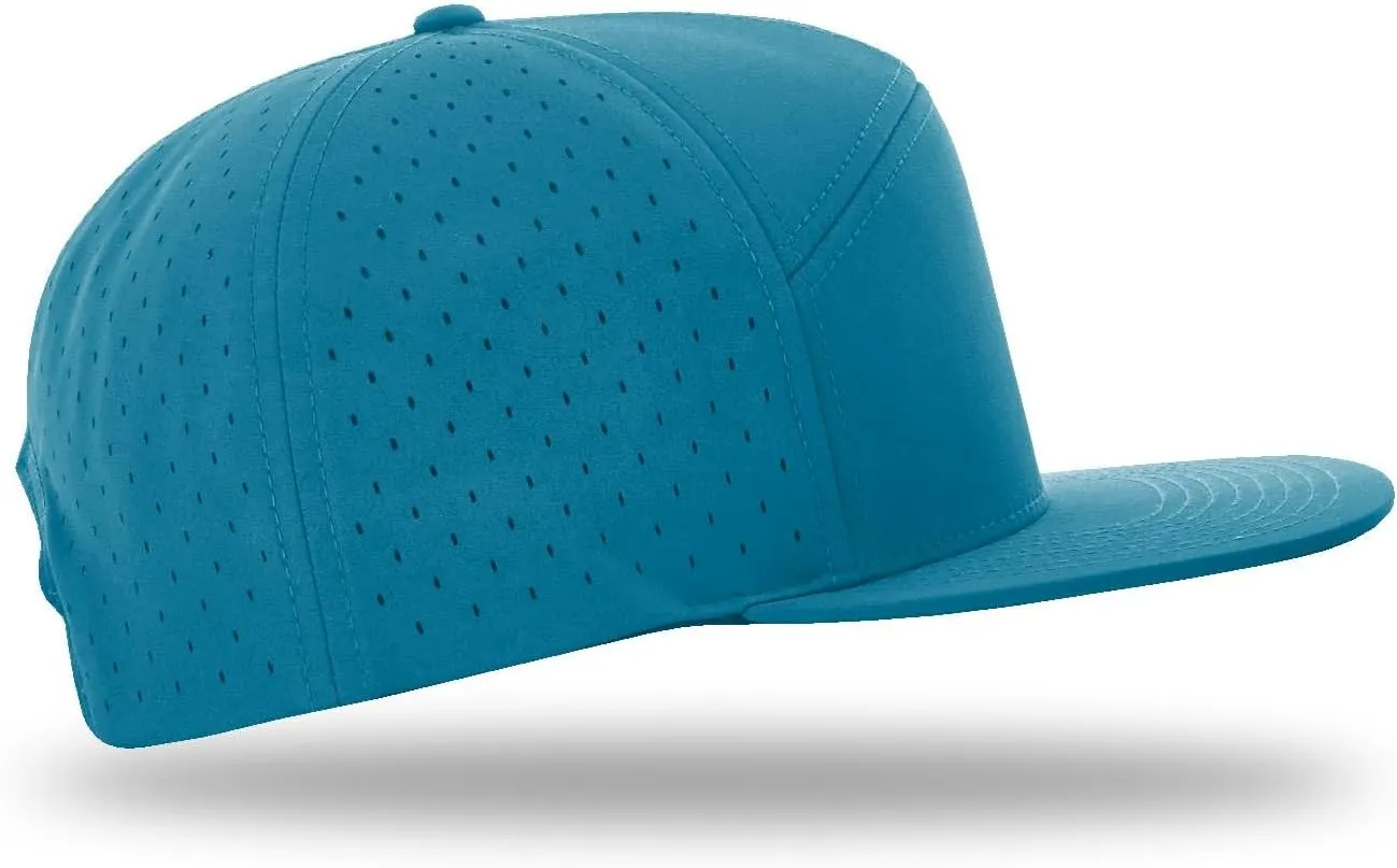 Richardson 169 Cannon 7-Panel Hi Profile & Laser Perforated w/Adjustable Snapback |Bulk Packs Available