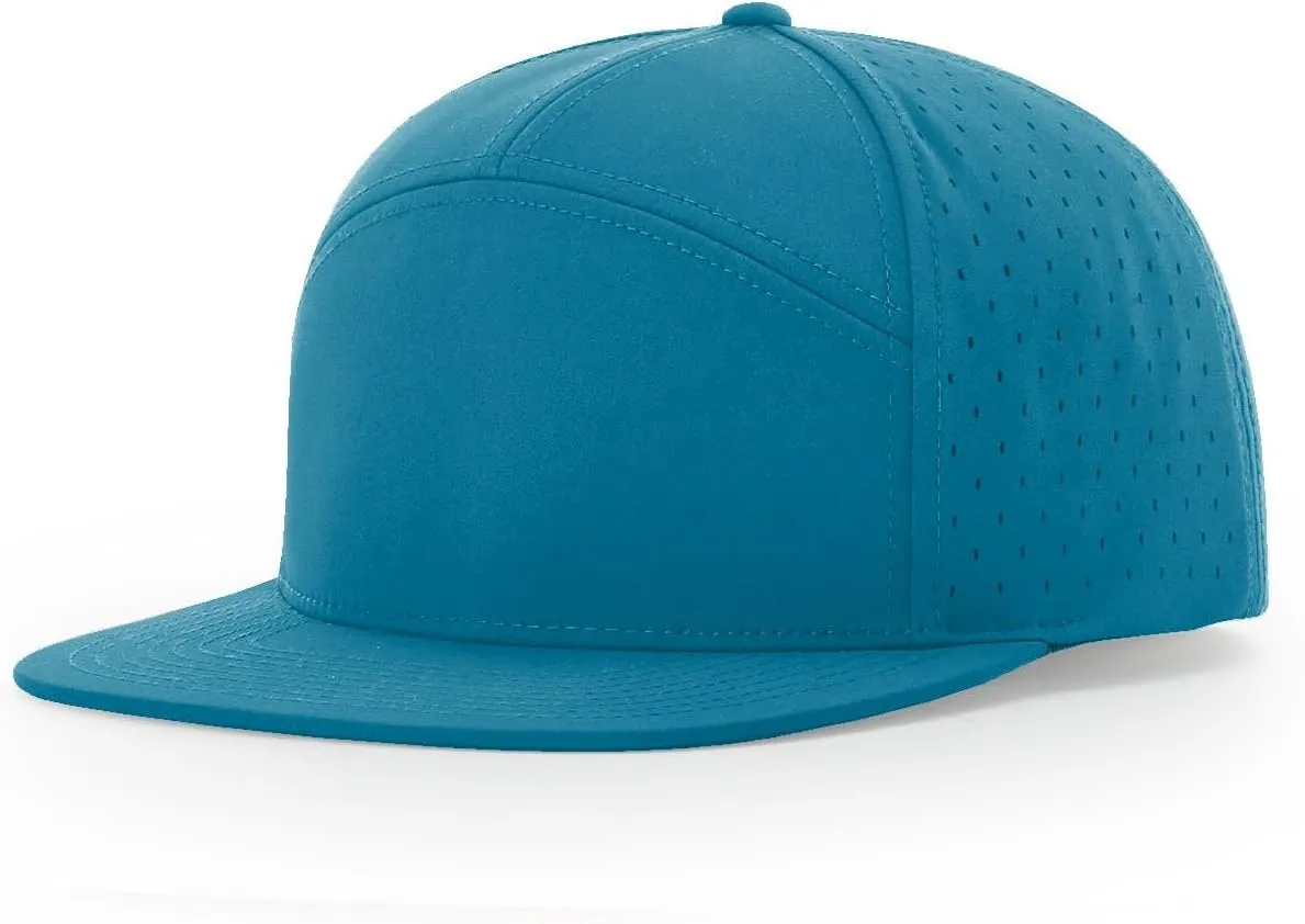 Richardson 169 Cannon 7-Panel Hi Profile & Laser Perforated w/Adjustable Snapback |Bulk Packs Available