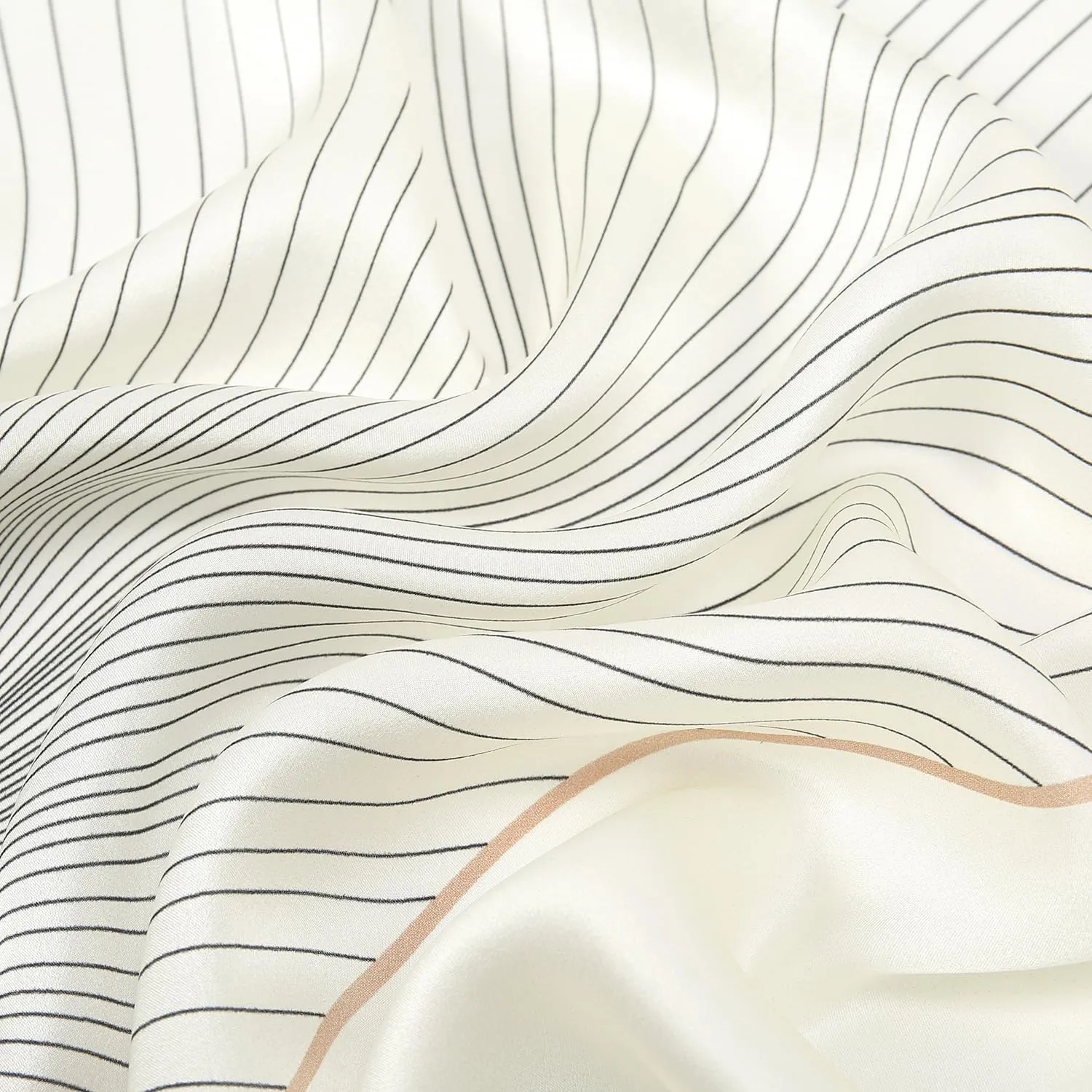 RIIQIICHY 100% Silk Scarf Head Scarf for Women Hair Scarf for Sleeping Hair Wrapping at Night Square Neck Scarves