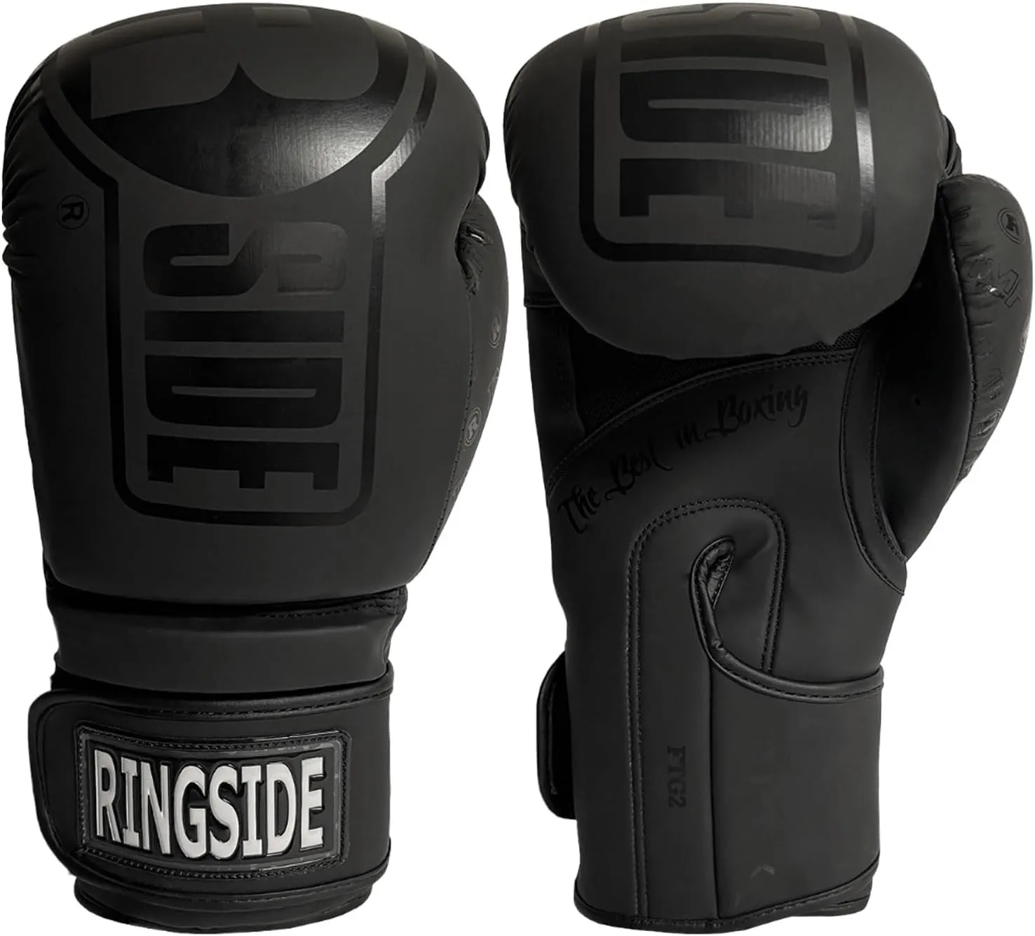 Ringside Apex Flash Sparring Gloves, IMF-Tech Synthetic Boxing Gloves with Secure Wrist Support, Ideal for Men and Women, Black and Black, 16 oz