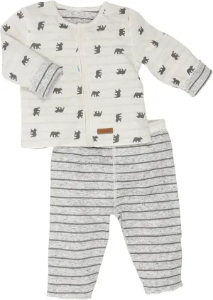 Robeez baby-boys Reversible 2-piece Shirt and Pants Set