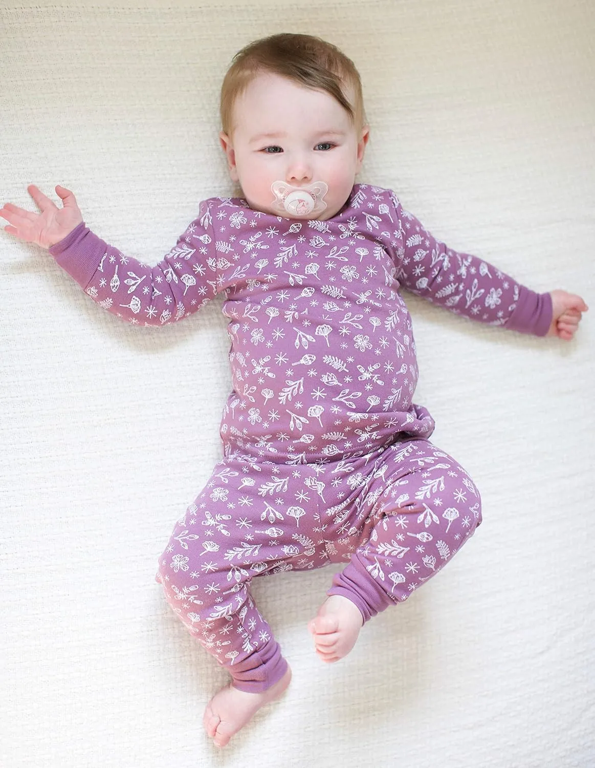 Robeez Baby Girls 2-Piece Cotton Modal Sleep Set