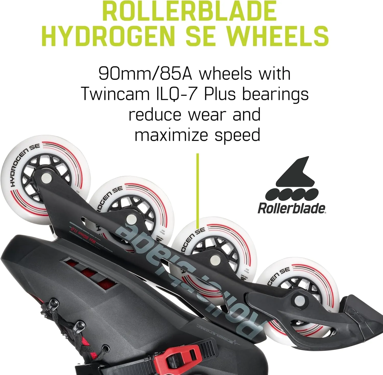 Rollerblade Maxxum XT Men's Adult Urban Inline Skate, Black and Red, Performance Inline Skates