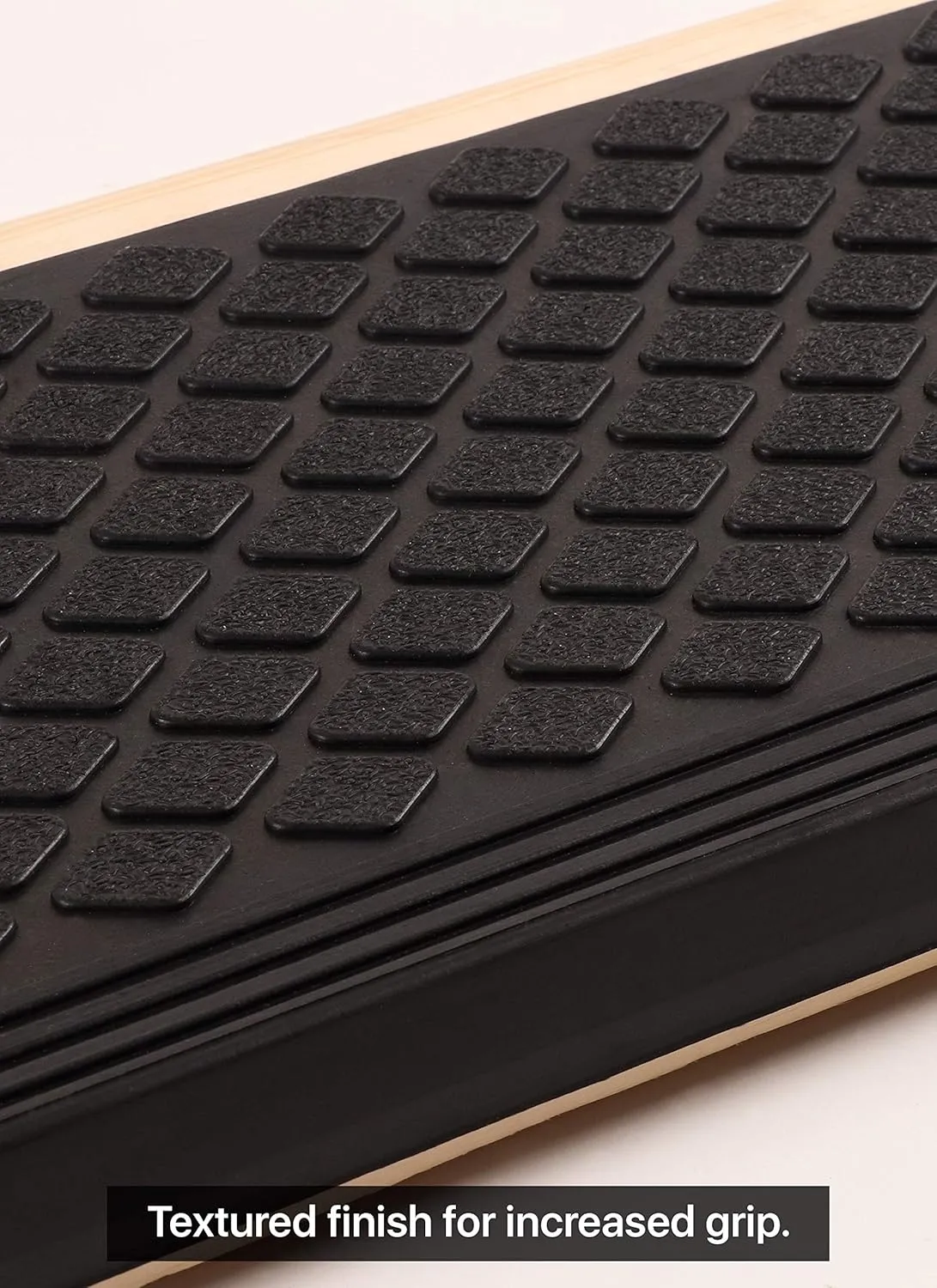 Rubber Stair Treads Non-Slip Outdoor 35”x10” (5-Pack) – Anti-Slip Step Mat with Nosing
