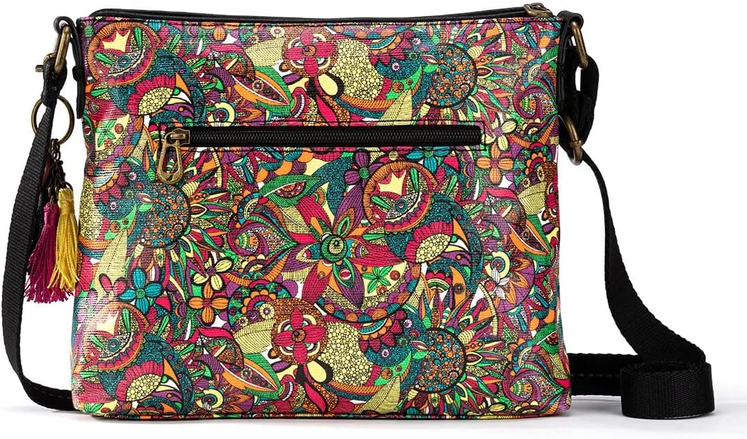 Sakroots Basic Crossbody Bag in Coated Canvas