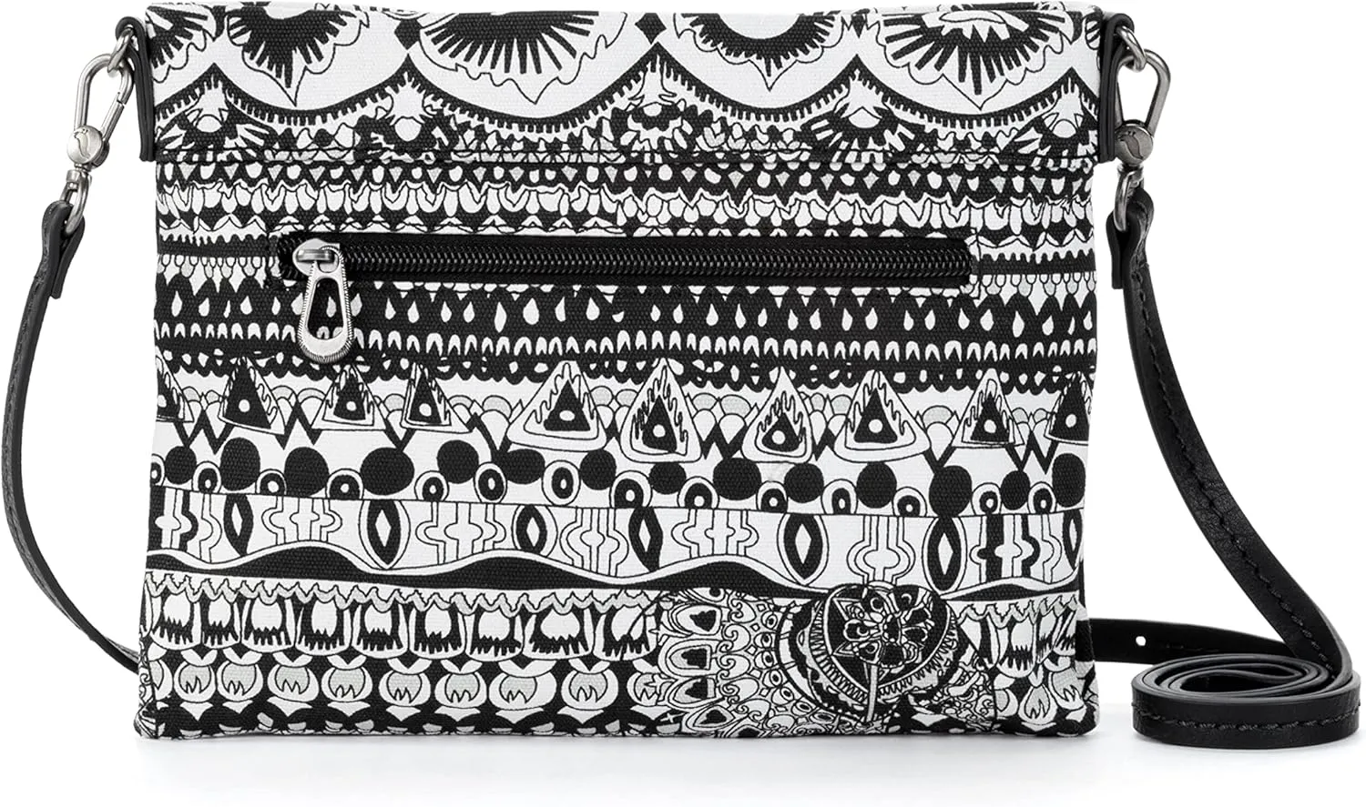 Sakroots Camden Small Crossbody in Cotton Uncoated Canvas