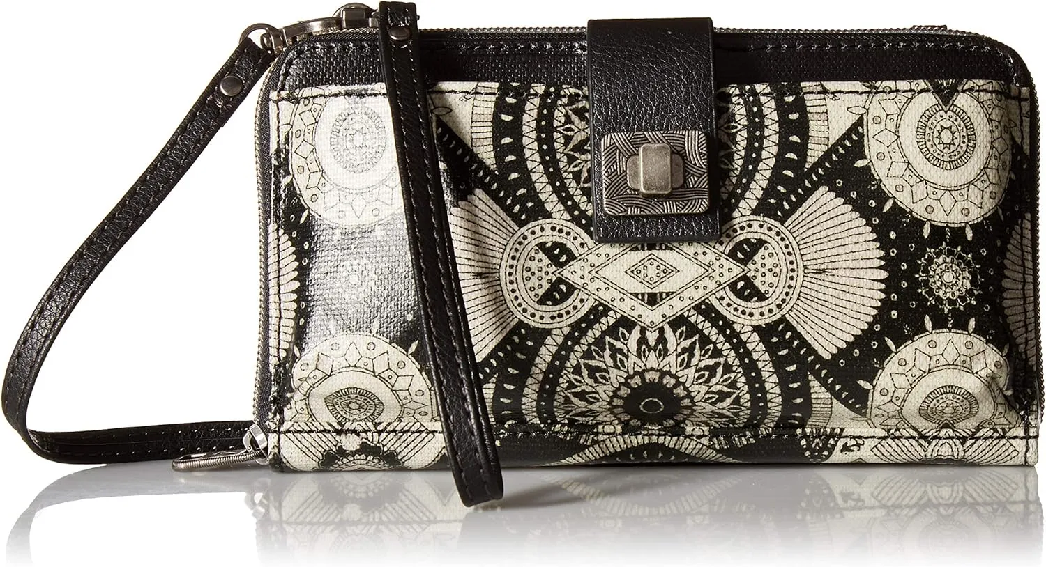 Sakroots Large Coated Canvas Smartphone Crossbody Bag
